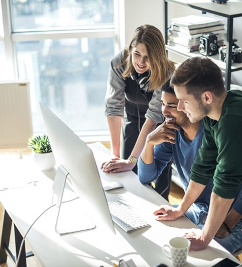 web design agency team working in Dubai